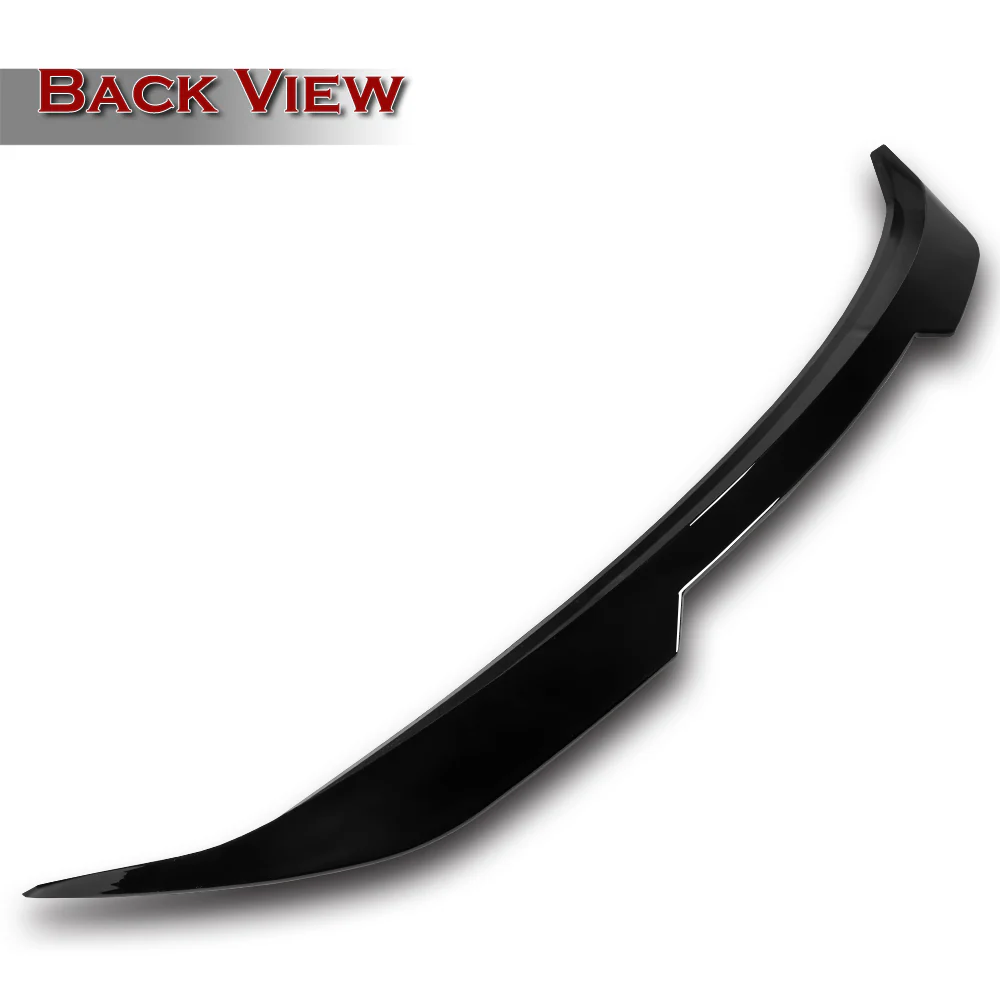 W-Power ABS V-Style Rear Trunk Lip Duckbill Spoiler Wing For 2025 - 2027 Toyota Camry -Pearl Black - Image 4