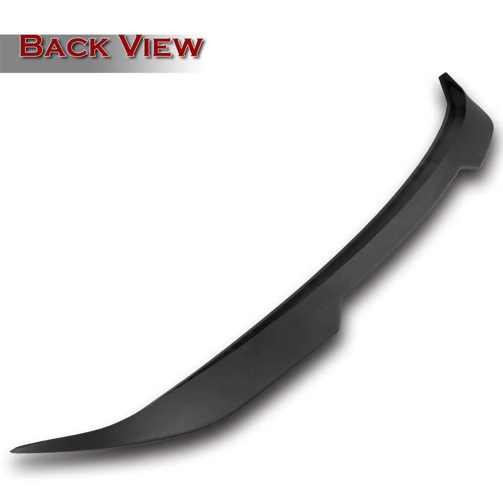 W-Power ABS V-Style Rear Trunk Lip Duckbill Spoiler Wing For 2025 - 2027 Toyota Camry -Unpainted Black - Image 4