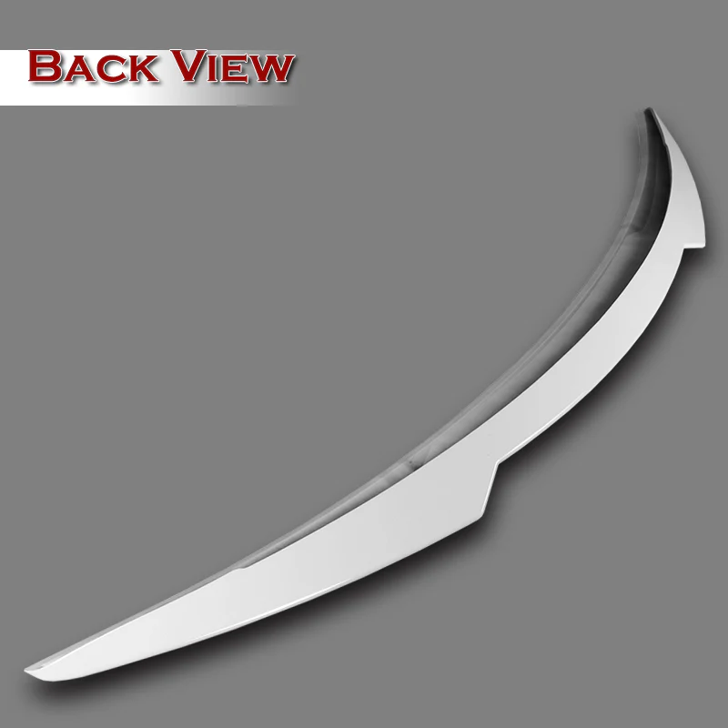 W-Power ABS V-Style Rear Trunk Lip Spoiler Wing For 2008-2013 Infiniti G37 Coupe 2-Door -Pearl White - Image 2