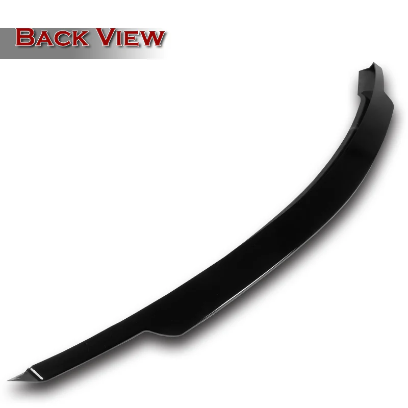 W-Power ABS V-Style Rear Trunk Lip Spoiler Wing For 2008-2014 Mercedes-Benz C-Class W204 -Pearl Black - Image 2