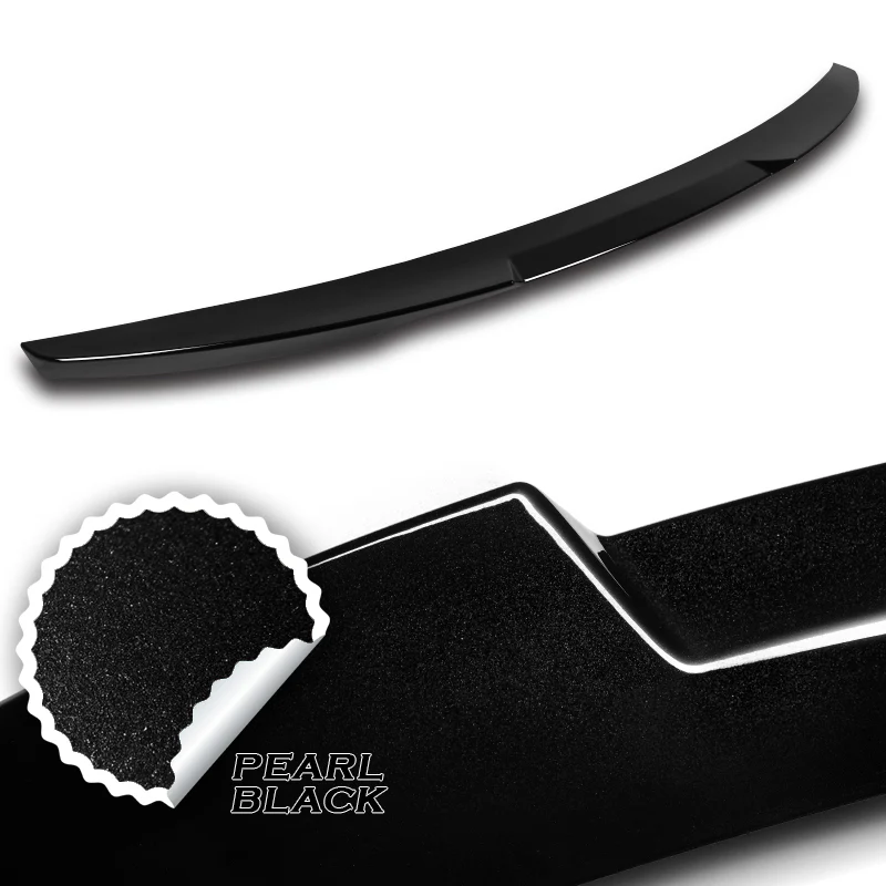 W-Power ABS V-Style Rear Trunk Lip Spoiler Wing For 2011-2013 Kia Optima -Pearl Black - Image 3