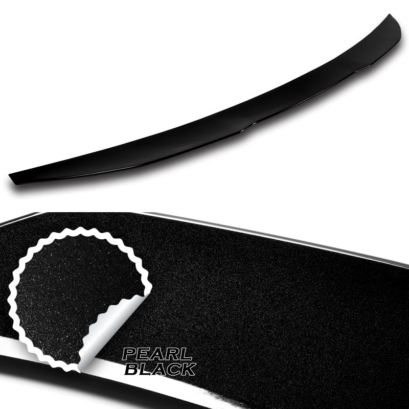 W-Power ABS V-Style Rear Trunk Lip Spoiler Wing For 2011-2014 Hyundai Sonata -Pearl Black - Image 3