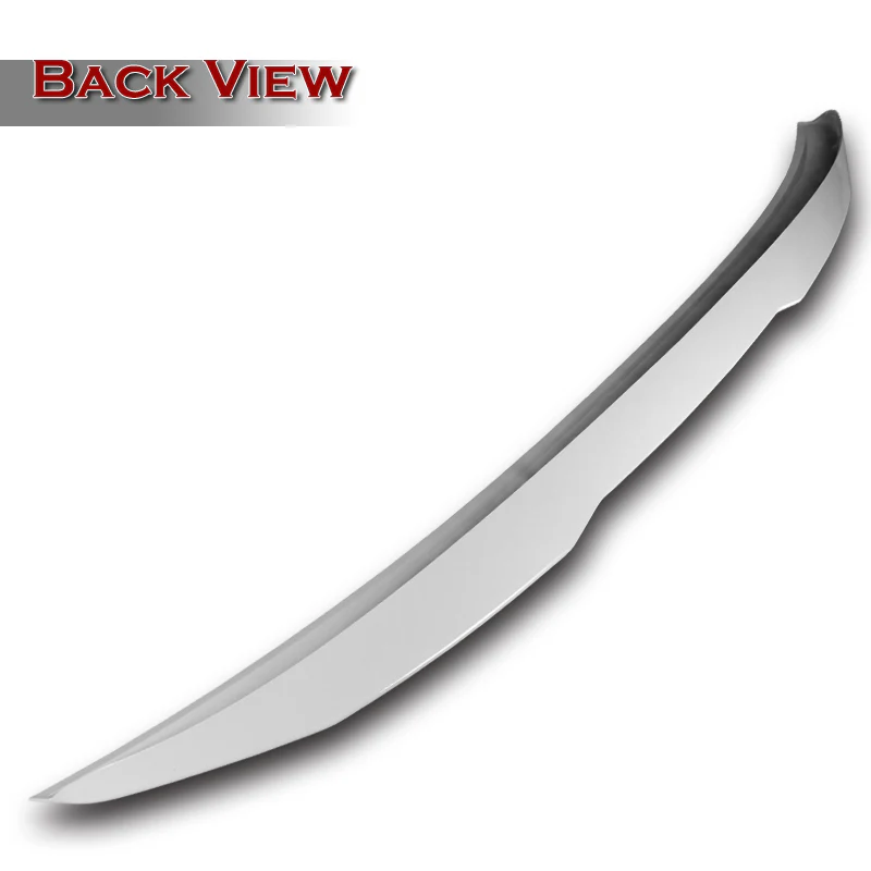 W-Power ABS V-Style Rear Trunk Lip Spoiler Wing For 2011-2014 Hyundai Sonata -Pearl White - Image 2