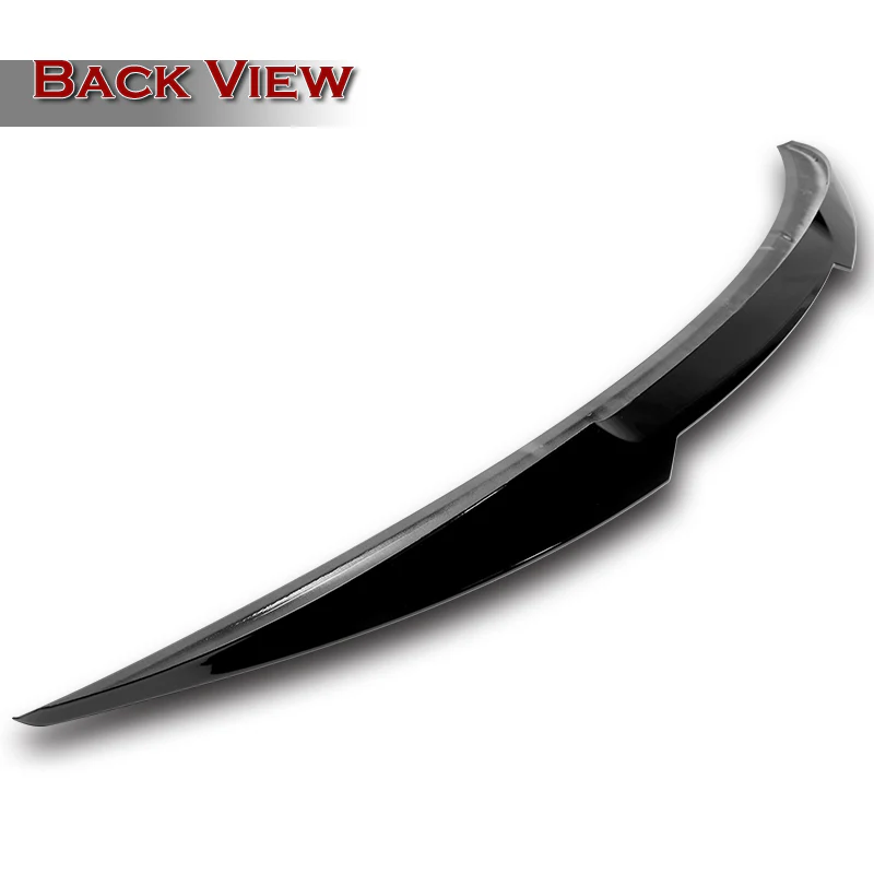 W-Power ABS V-Style Rear Trunk Lip Spoiler Wing For 2011-2016 BMW 5-Series/M5 F10 F18  -Pearl Black - Image 4