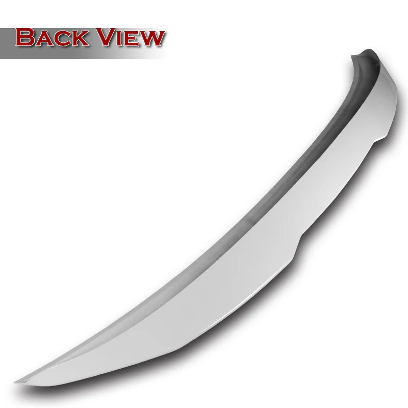 W-Power ABS V-Style Rear Trunk Lip Spoiler Wing For 2012-2018 BMW 3-Series F30 / F80 / M3 Sedan -Pearl White - Image 2