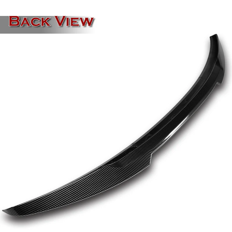 W-Power ABS V-Style Rear Trunk Lip Spoiler Wing For 2014-2017 Mazda 6 Mazda6 -Carbon Fiber Look - Image 2