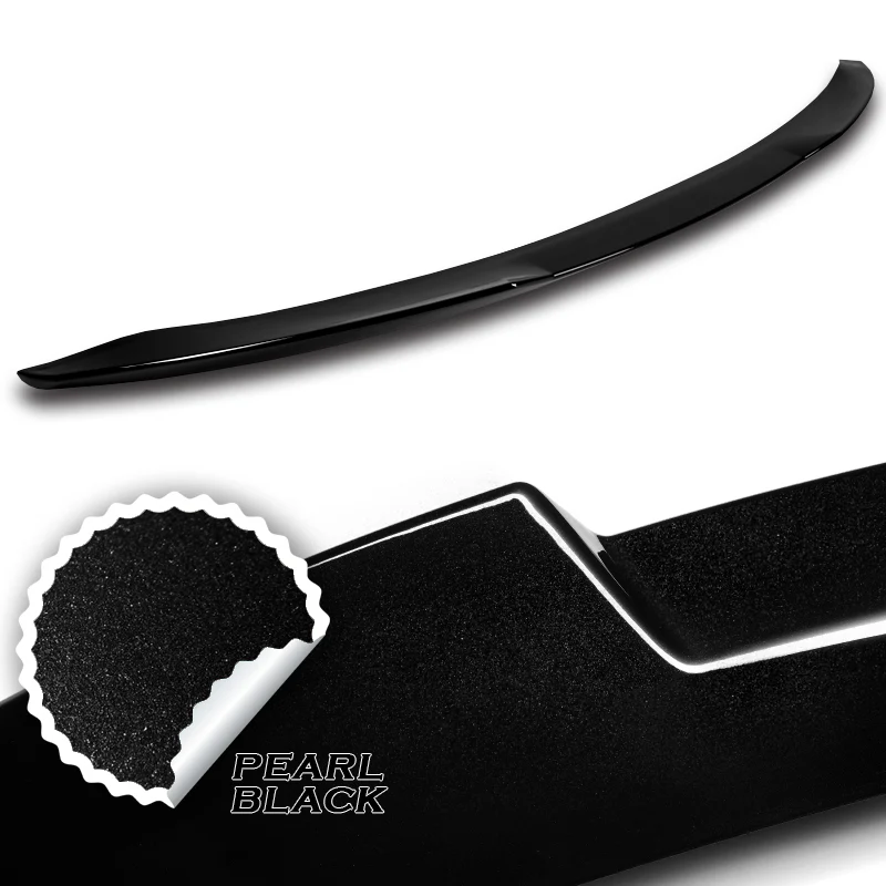 W-Power ABS V-Style Rear Trunk Lip Spoiler Wing For 2016-2018 Nissan Altima Sedan 4DR -Pearl Black - Image 3