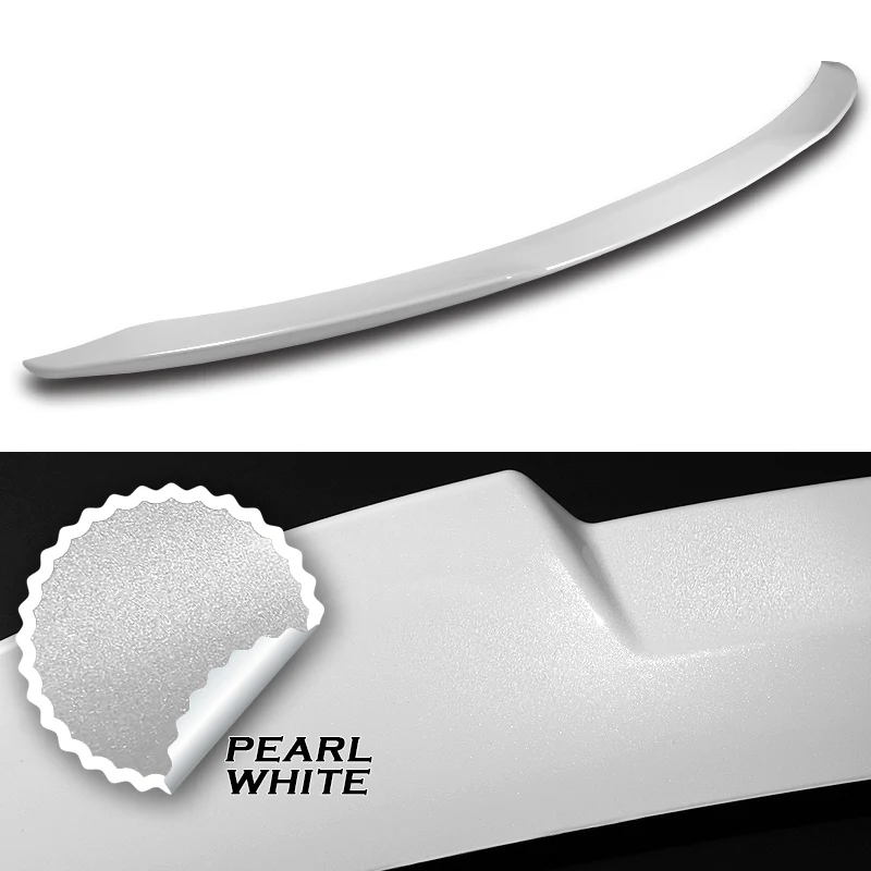 W-Power ABS V-Style Rear Trunk Lip Spoiler Wing For 2016-2018 Nissan Altima Sedan 4DR -Pearl White - Image 3