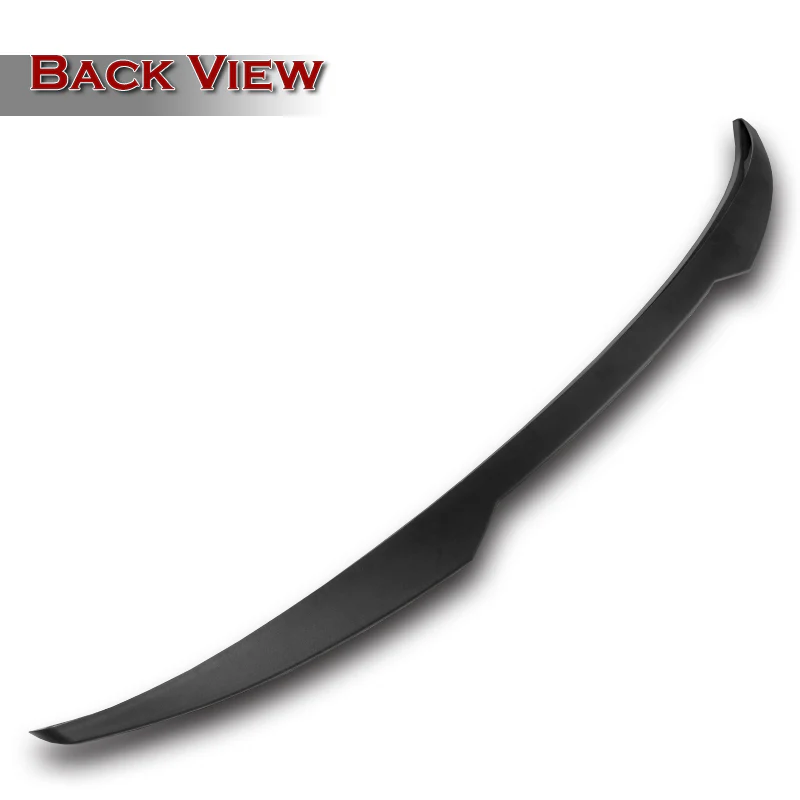 W-Power ABS V-Style Rear Trunk Lip Spoiler Wing For 2016-2018 Nissan Altima Sedan 4DR -Unpainted Matte Black - Image 2