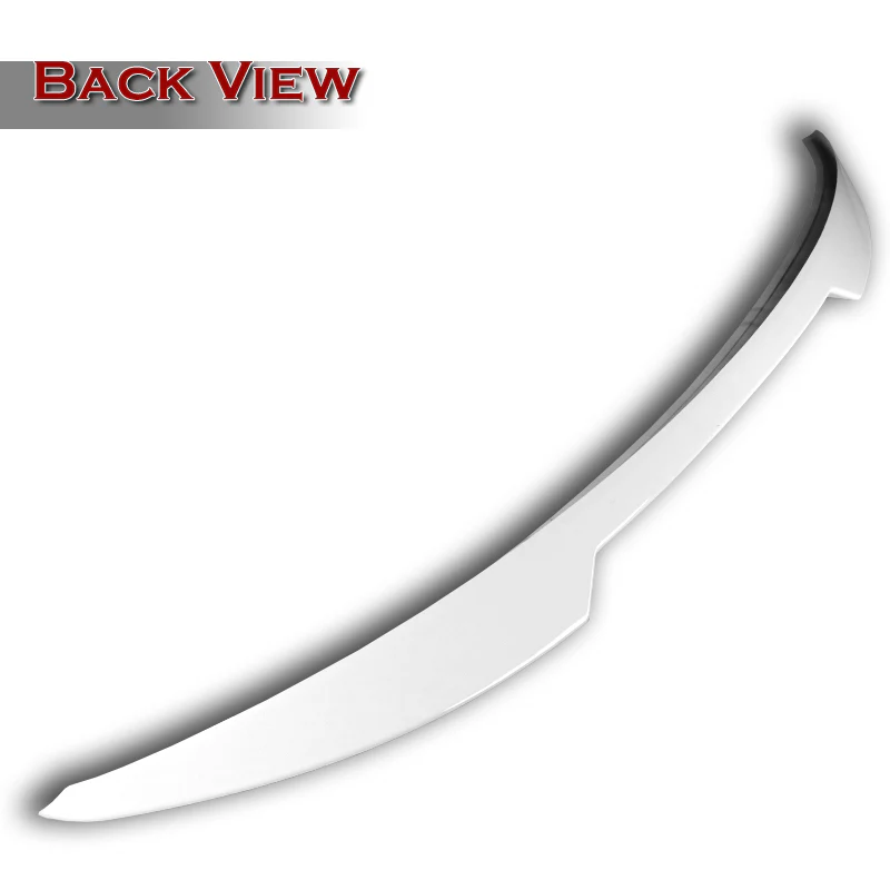 W-Power ABS V-Style Rear Trunk Lip Spoiler Wing For 2017-2018 Hyundai Elantra -Pearl White - Image 4