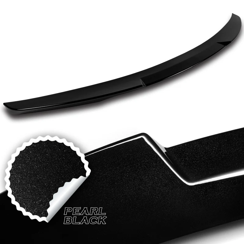W-Power ABS V-Style Rear Trunk Lip Spoiler Wing For 2018-2021 Mazda 6 Mazda6 -Pearl Black - Image 3