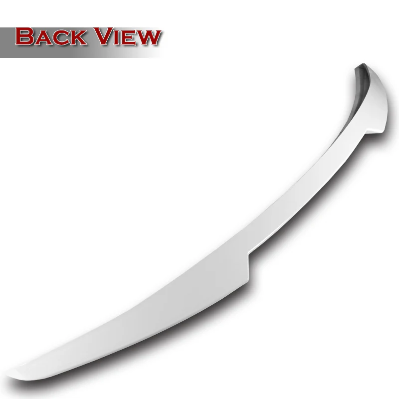W-Power ABS V-Style Rear Trunk Lip Spoiler Wing For 2018-2021 Mazda 6 Mazda6 -Pearl White - Image 2