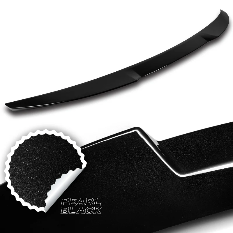 W-Power ABS V-Style Rear Trunk Lip Spoiler Wing For 2018-2022 Honda Accord Sedan 4DR -Pearl Black - Image 3