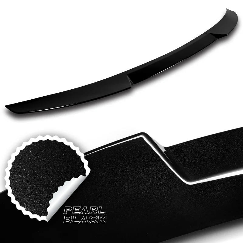 W-Power ABS V-Style Rear Trunk Lip Spoiler Wing For 2019-2025 Nissan Altima -Pearl Black - Image 3