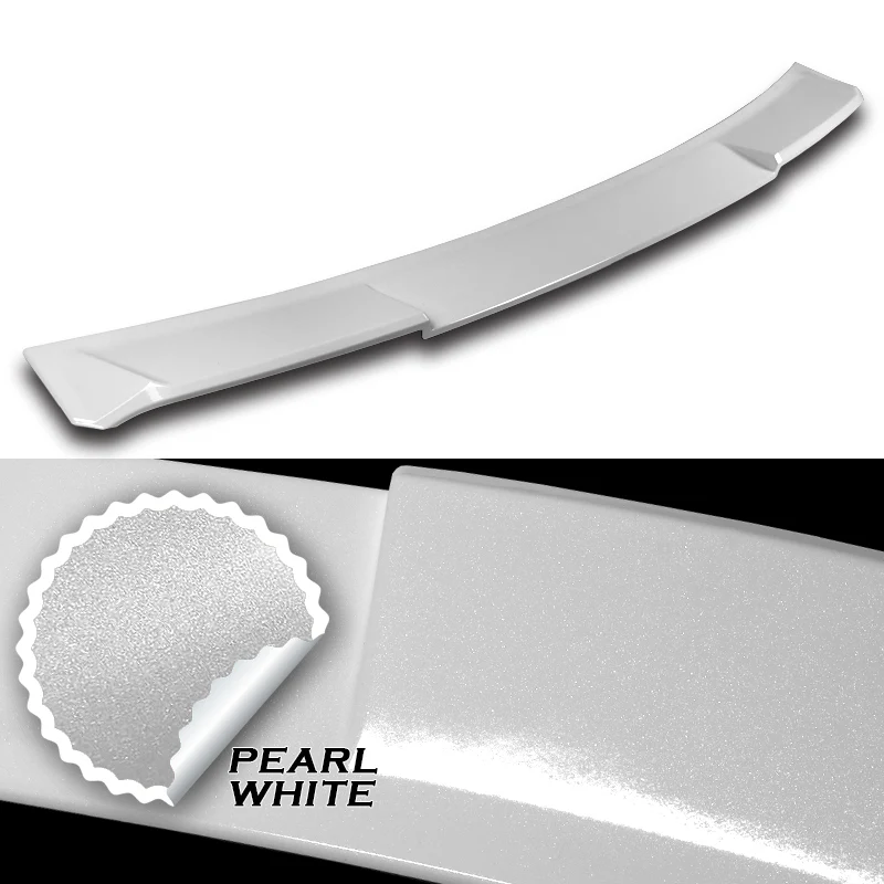 W-Power ABS VIP-Style Rear Widow Roof Visor Wing Spoiler For 2006-2013 Lexus IS250 IS350 IS-F Sedan -Pearl White - Image 2