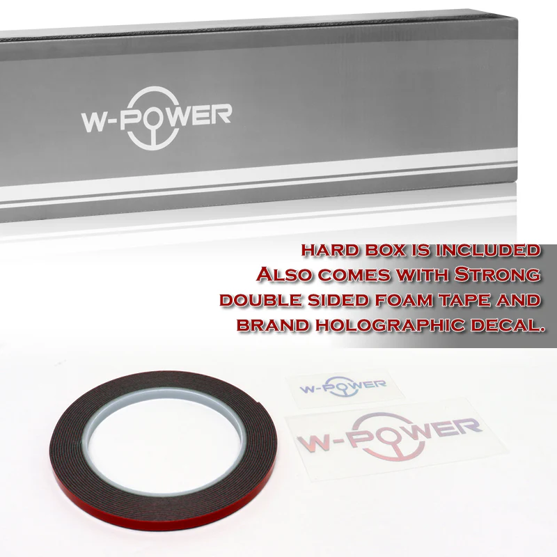 W-Power ABS VIP-Style Rear Widow Roof Visor Wing Spoiler For 2006-2013 Lexus IS250 IS350 IS-F Sedan -Pearl White - Image 3
