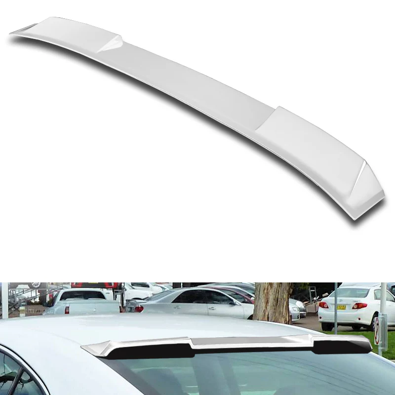 W-Power ABS VIP-Style Rear Widow Roof Visor Wing Spoiler For 2006-2013 Lexus IS250 IS350 IS-F Sedan -Pearl White - Image 5
