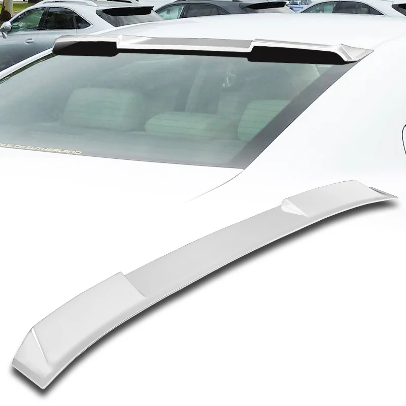 W-Power ABS VIP-Style Rear Widow Roof Visor Wing Spoiler For 2006-2013 Lexus IS250 IS350 IS-F Sedan -Pearl White - Image 7