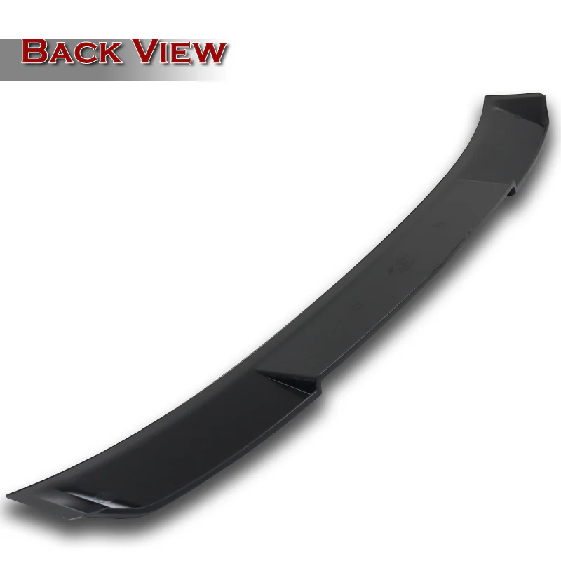W-Power ABS VIP-Style Rear Widow Roof Visor Wing Spoiler For 2006-2013 Lexus IS250 IS350 IS-F Sedan -Unpainted Matte Black - Image 4