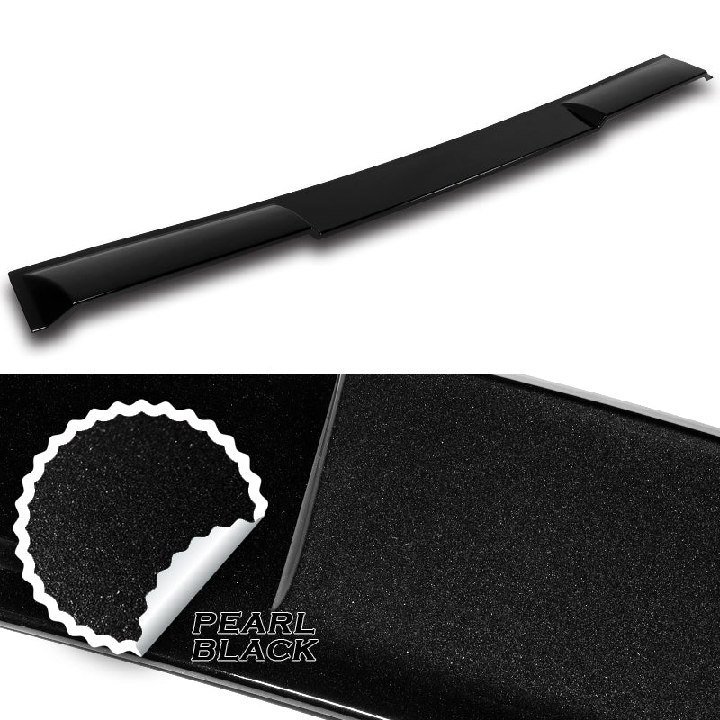 W-Power ABS VIP-Style Rear Widow Roof Visor Wing Spoiler For 2007 - 2015 Infiniti G25 / G35 / G37 / Q40 Sedan -Pearl Black - Image 2