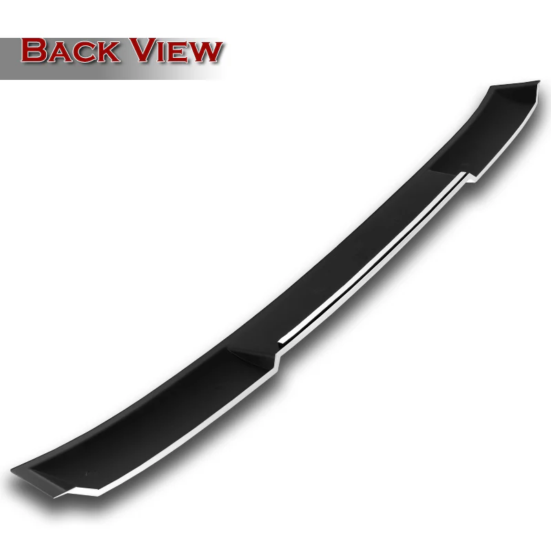 W-Power ABS VIP-Style Rear Widow Roof Visor Wing Spoiler For 2007 - 2015 Infiniti G25 / G35 / G37 / Q40 Sedan -Pearl White - Image 4