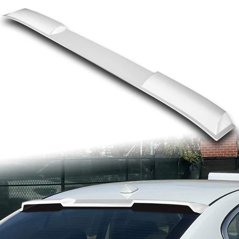 W-Power ABS VIP-Style Rear Widow Roof Visor Wing Spoiler For 2007 - 2015 Infiniti G25 / G35 / G37 / Q40 Sedan -Pearl White - Image 5