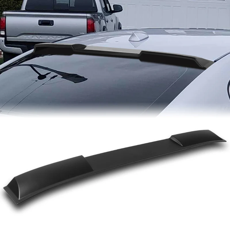 W-Power ABS VIP-Style Rear Widow Roof Visor Wing Spoiler For 2007 - 2015 Infiniti G25 / G35 / G37 / Q40 Sedan -Unpainted Matte Black - Image 6