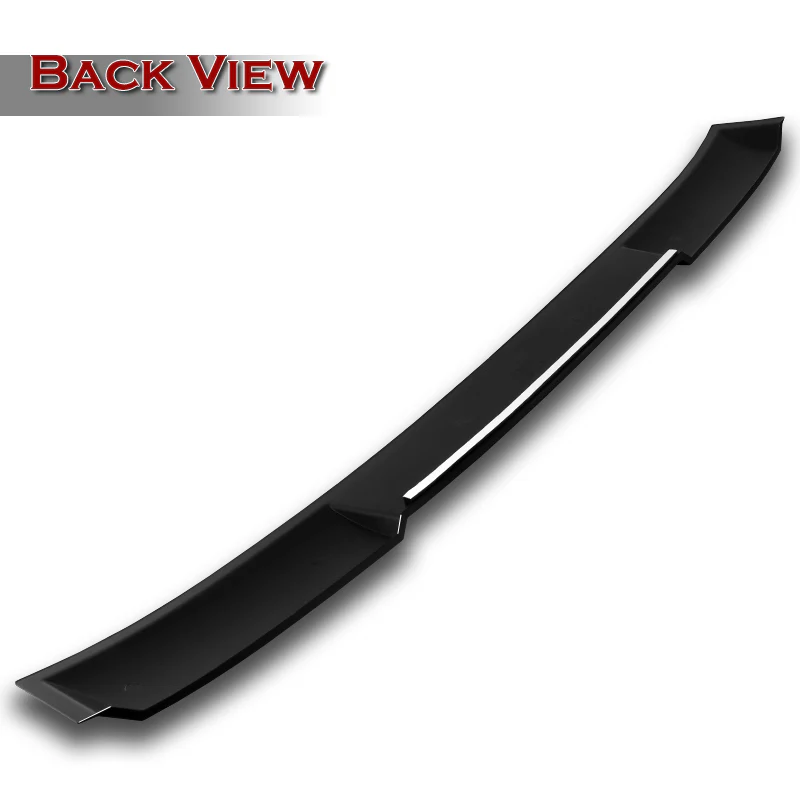 W-Power ABS VIP-Style Rear Widow Roof Visor Wing Spoiler For 2008 - 2013 Infiniti G37 Coupe -Pearl Black - Image 4