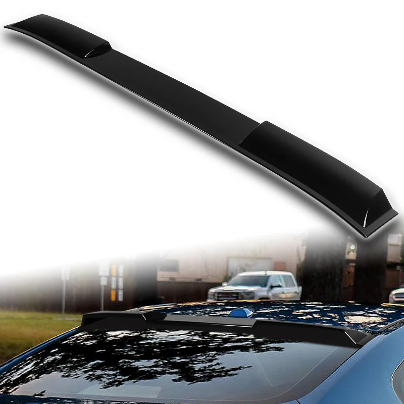 W-Power ABS VIP-Style Rear Widow Roof Visor Wing Spoiler For 2008 - 2013 Infiniti G37 Coupe -Pearl Black - Image 5