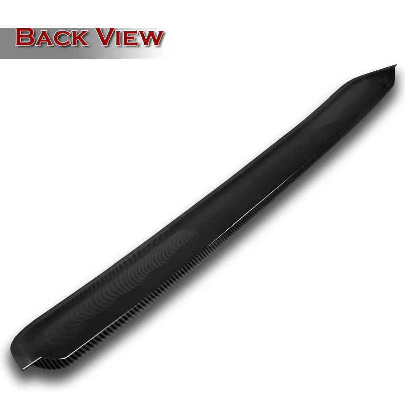 W-Power ABS VIP-Style Rear Widow Roof Visor Wing Spoiler For 2008 - 2023 Dodge Challenger -Carbon Fiber Look - Image 4