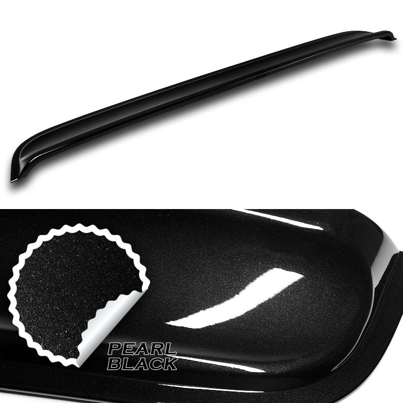 W-Power ABS VIP-Style Rear Widow Roof Visor Wing Spoiler For 2008 - 2023 Dodge Challenger -Pearl Black - Image 2