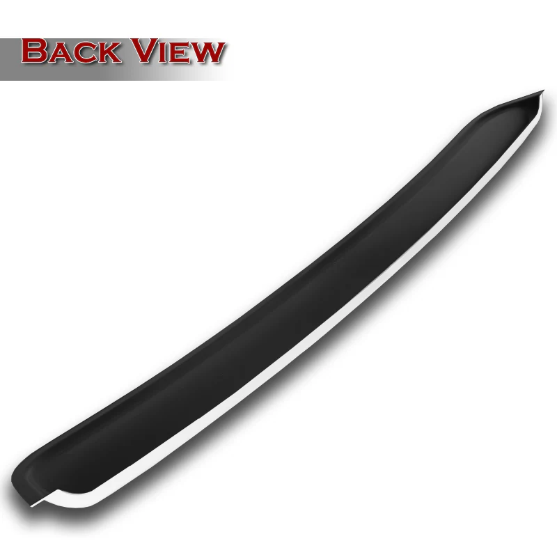 W-Power ABS VIP-Style Rear Widow Roof Visor Wing Spoiler For 2008 - 2023 Dodge Challenger -Pearl White - Image 4