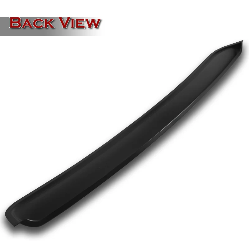 W-Power ABS VIP-Style Rear Widow Roof Visor Wing Spoiler For 2008 - 2023 Dodge Challenger -Unpainted Matte Black - Image 4