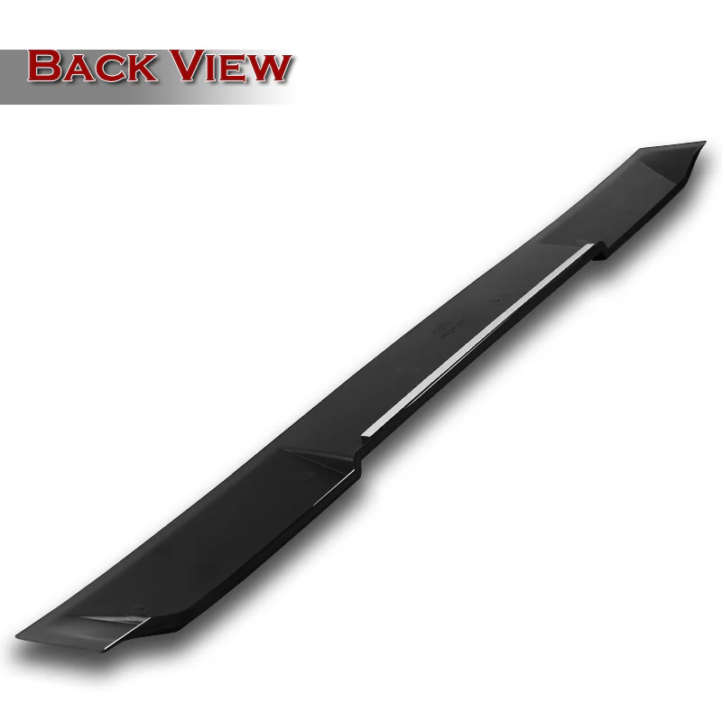 W-Power ABS VIP-Style Rear Widow Roof Visor Wing Spoiler For 2010- 2016 Hyundai Genesis Coupe -Pearl Black - Image 4