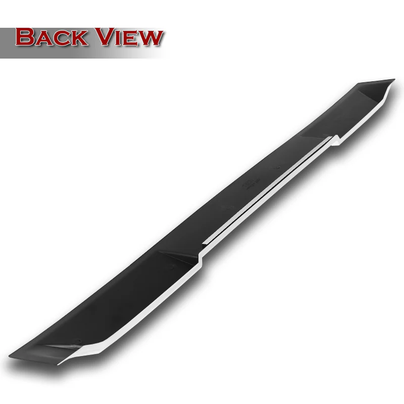 W-Power ABS VIP-Style Rear Widow Roof Visor Wing Spoiler For 2010- 2016 Hyundai Genesis Coupe -Pearl White - Image 4