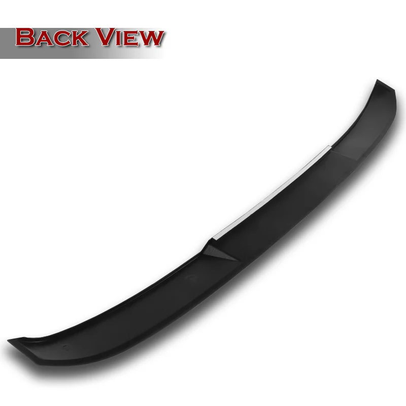 W-Power ABS VIP-Style Rear Widow Roof Visor Wing Spoiler For 2011 - 2015 Kia Optima -Pearl Black - Image 4