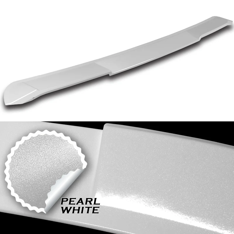 W-Power ABS VIP-Style Rear Widow Roof Visor Wing Spoiler For 2013 - 2020 Lexus GS350 GS450 GS-F Sedan -Pearl White - Image 2