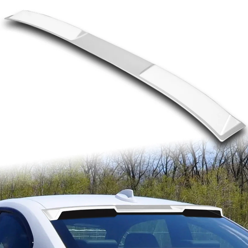 W-Power ABS VIP-Style Rear Widow Roof Visor Wing Spoiler For 2014- 2021 BMW 2-Series F22 F87 M2 Coupe -Pearl White - Image 5