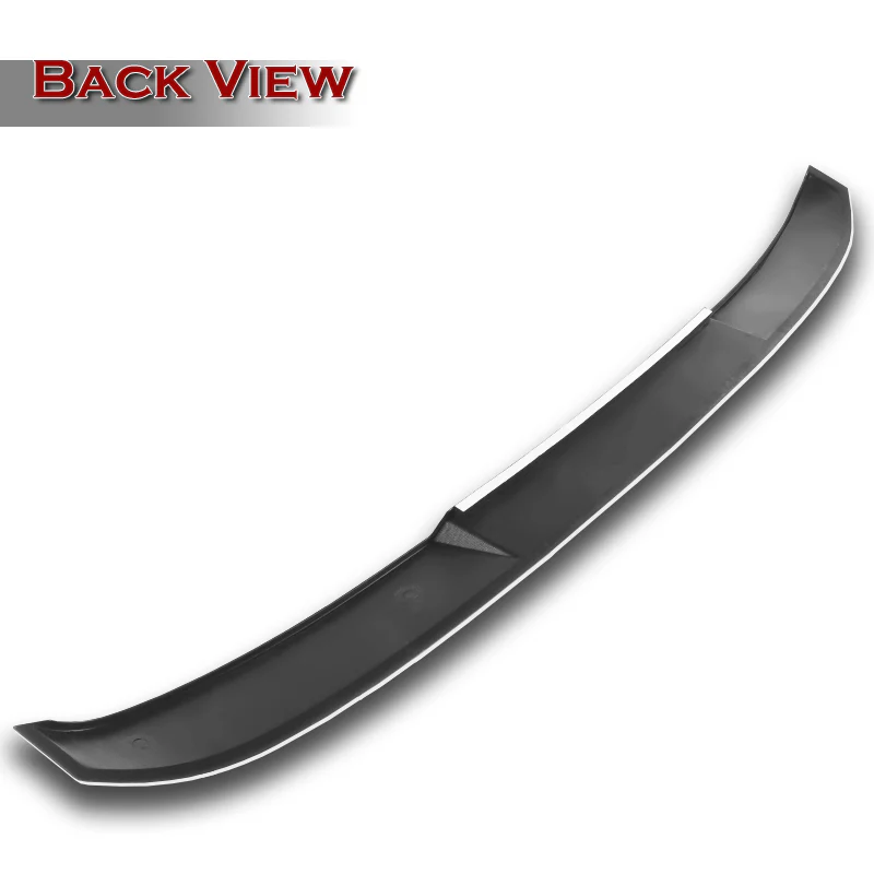 W-Power ABS VIP-Style Rear Widow Roof Visor Wing Spoiler For 2016 - 2020 Kia Optima -Pearl White - Image 4