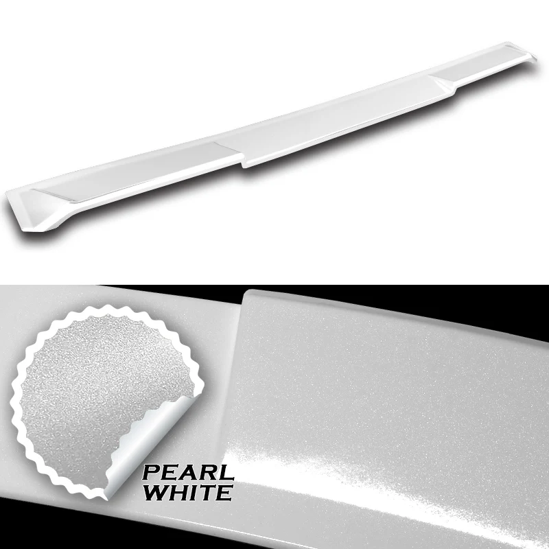 W-Power ABS VIP-Style Rear Widow Roof Visor Wing Spoiler For 2016 - 2023 Nissan Maxima -Pearl White - Image 2