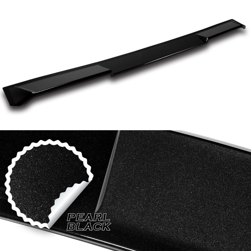 W-Power ABS VIP-Style Rear Widow Roof Visor Wing Spoiler For 2016 - 2023 Nissan Maxima -Pearl Black - Image 2