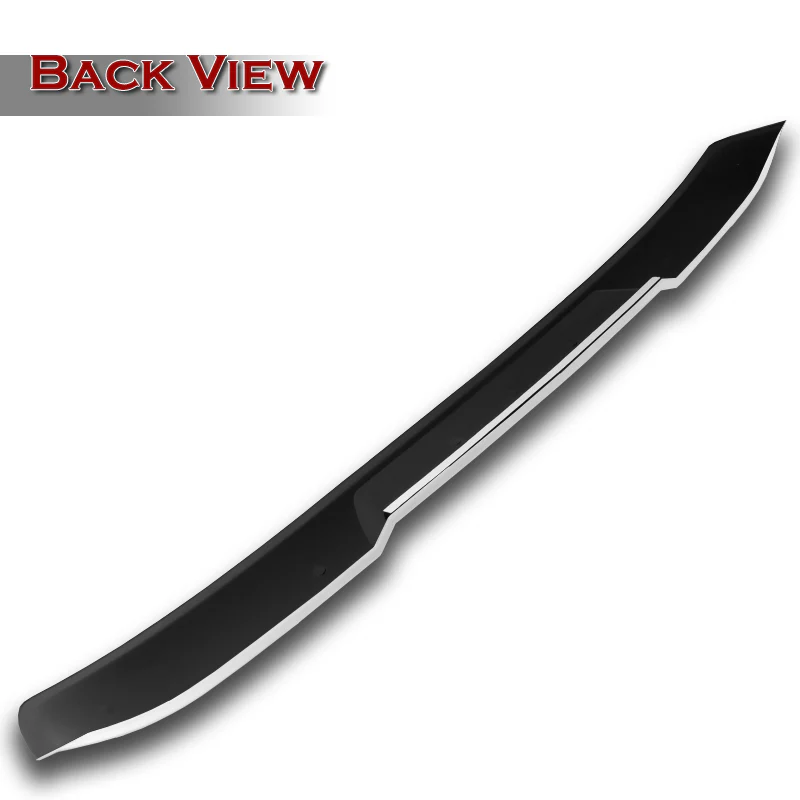 W-Power ABS VIP-Style Rear Widow Roof Visor Wing Spoiler For 2017 - 2023 Alfa Romeo Giulia -Pearl White - Image 4