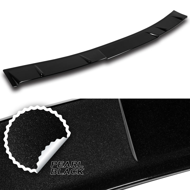 W-Power ABS VIP-Style Rear Widow Roof Visor Wing Spoiler For 2018-2022 Honda Accord Sedan -Pearl Black - Image 2