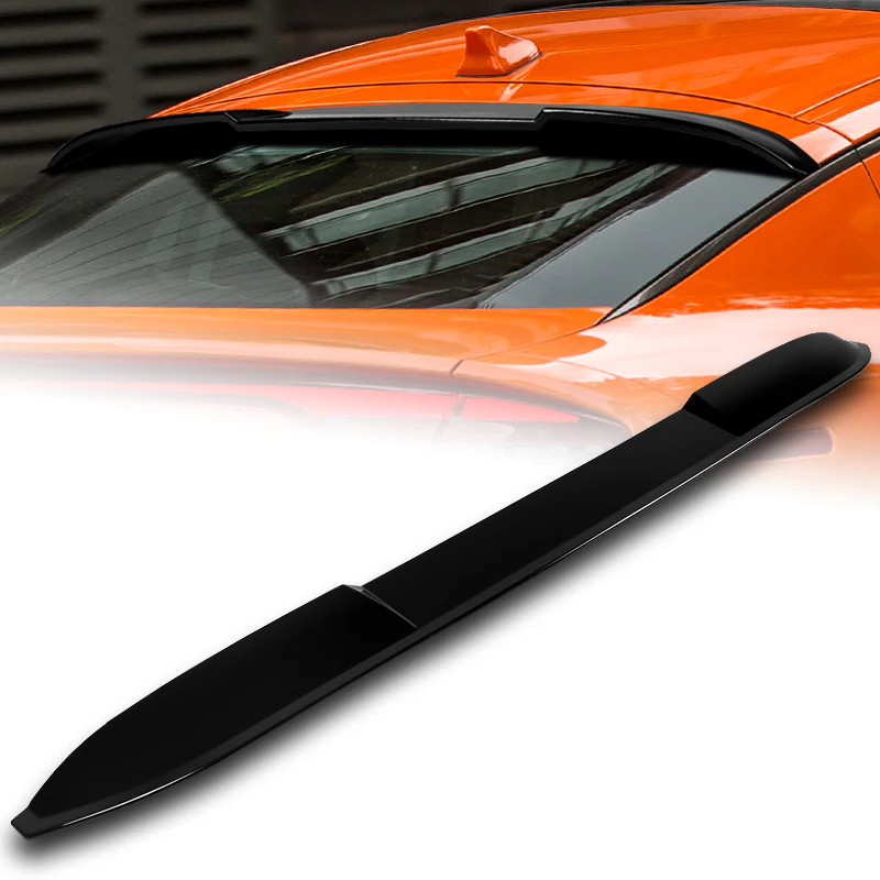 W-Power ABS VIP-Style Rear Widow Roof Visor Wing Spoiler For 2018 - 2023 Kia Stinger -Pearl Black - Image 7