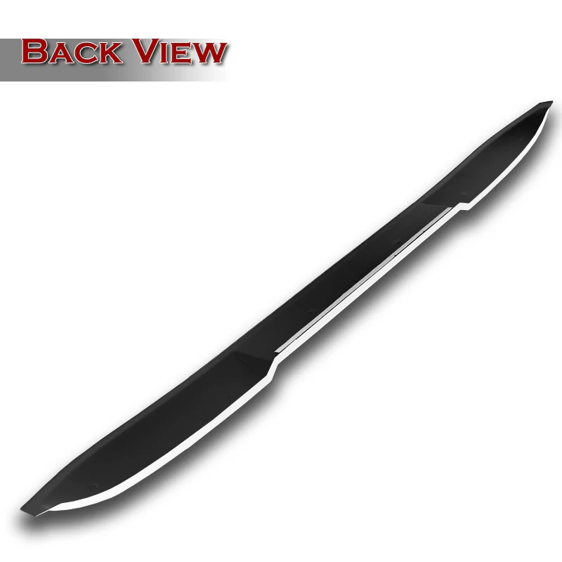 W-Power ABS VIP-Style Rear Widow Roof Visor Wing Spoiler For 2018 - 2023 Kia Stinger -Pearl White - Image 4