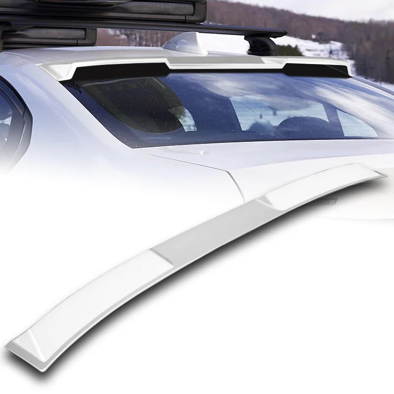 W-Power ABS VIP-Style Rear Widow Roof Visor Wing Spoiler For 2019- 2024 BMW 3-Series G20 G80 M3 Sedan -Pearl White - Image 7
