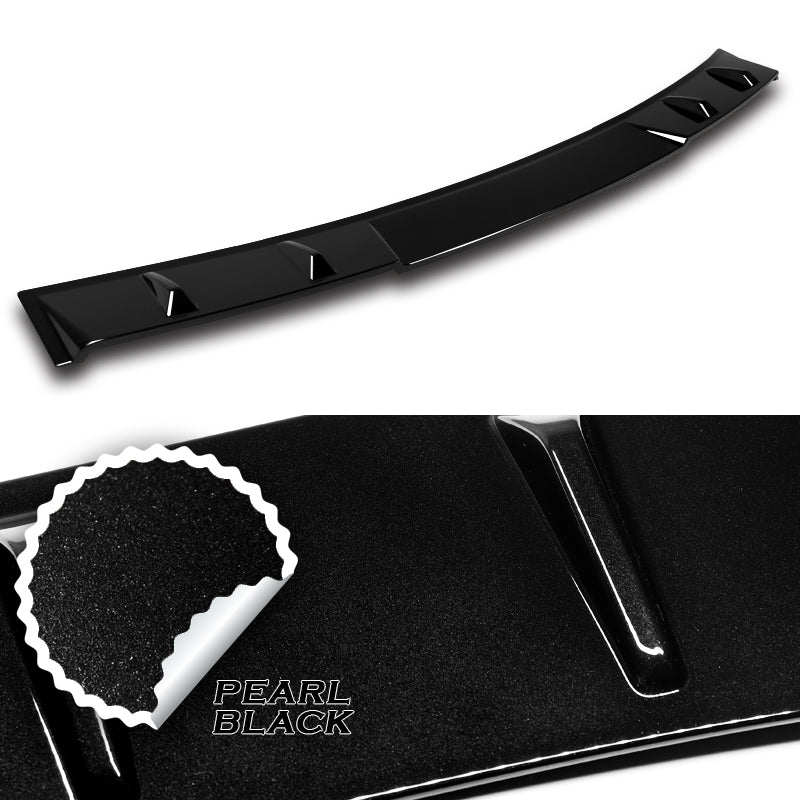 W-Power ABS VIP-Style Rear Widow Roof Visor Wing Spoiler For 2019-2025 Nissan Altima -Pearl Black - Image 2