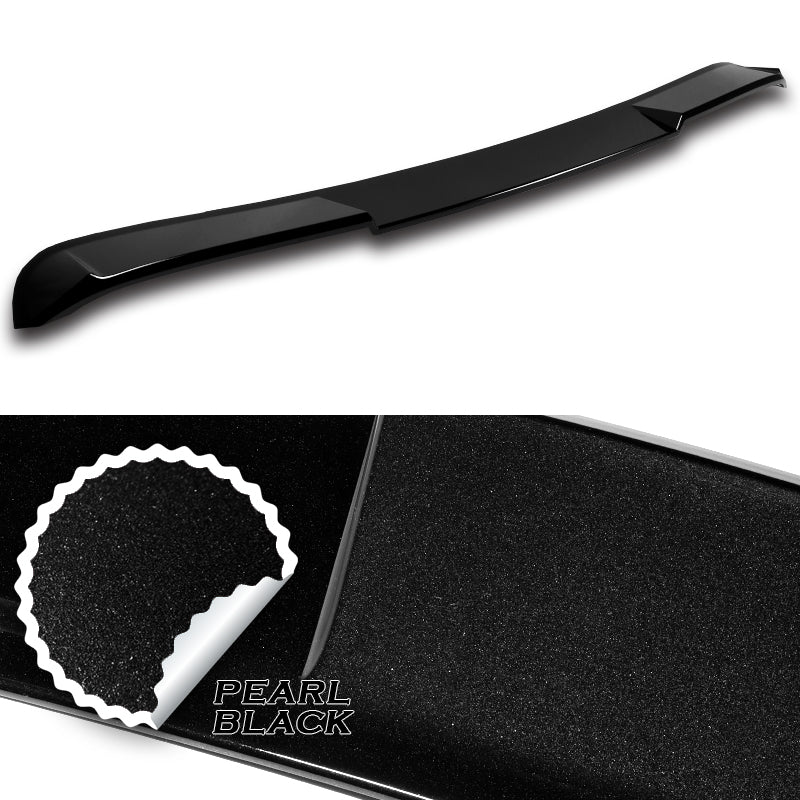 W-Power ABS VIP-Style Rear Widow Roof Visor Wing Spoiler For 2020 - 2023 Toyota Corolla Sedan -Pearl Black - Image 2