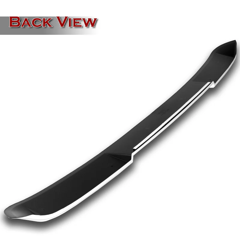 W-Power ABS VIP-Style Rear Widow Roof Visor Wing Spoiler For 2020 - 2023 Toyota Corolla Sedan -Pearl White - Image 4
