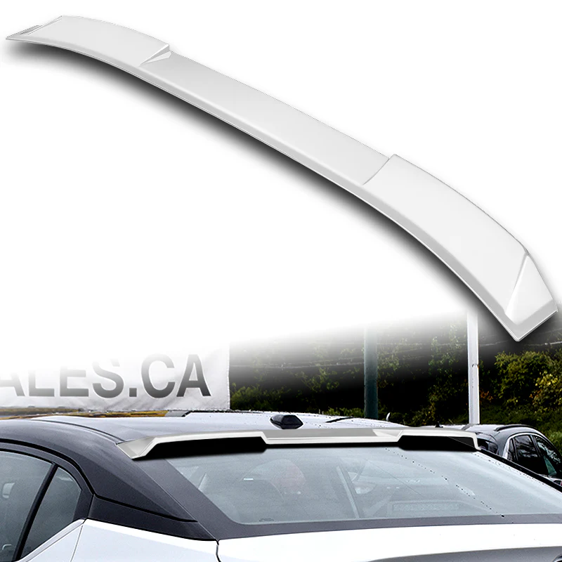 W-Power ABS VIP-Style Rear Widow Roof Visor Wing Spoiler For 2020- 2024 Nissan Sentra Sedan -Pearl White - Image 5